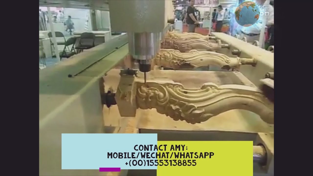 CNC router for 3D Funiture Carving,Table.sofa legs carving 4 AXIS ...