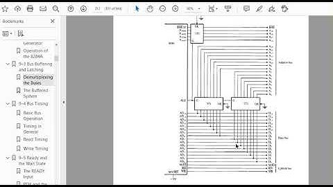 Demultiplexing buses of 8086 microprocessor part 2