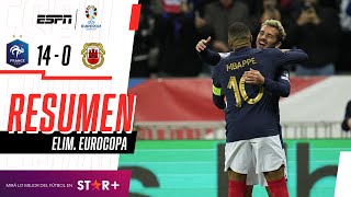 Thumbnail for HAT-TRICK DE MBAPPÉ, SHOW GALO Y MÁXIMA GOLEADA EN SU HISTORIA! | Francia 14-0 Gibraltar | RESUMEN