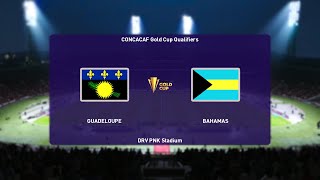 ⚽ Guadeloupe vs Bahamas ⚽ | CONCACAF Gold Cup Qualifiers (03/07/2021) | PES 2021