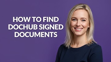 How to Find Dochub Signed Documents - Julia