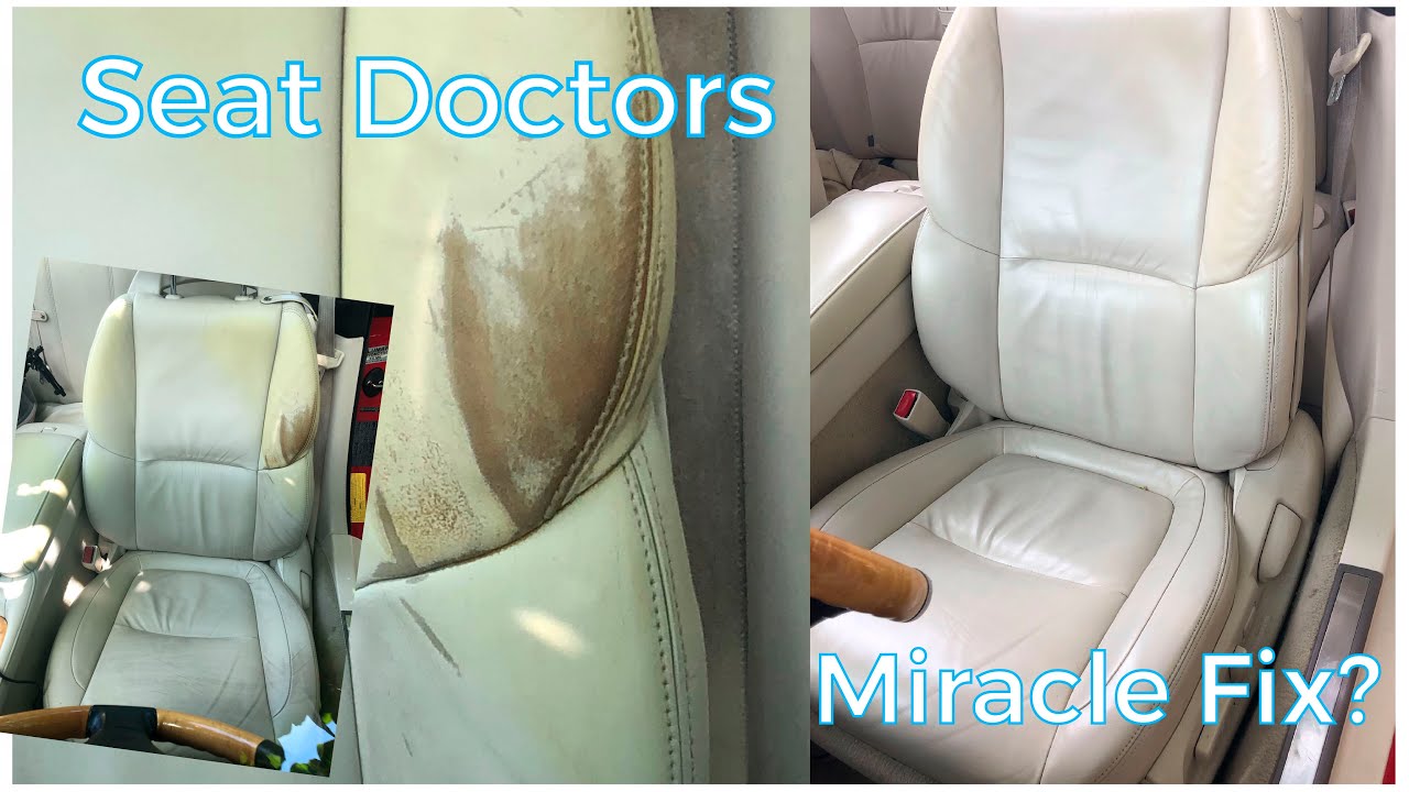 How To Repair The NASTIEST Leather & Vinyl Seats.Back To PERFECT! 