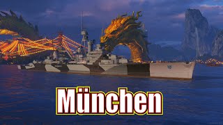 Meet The München! Tier 6 German Light Cruiser (World of Warships Legends Xbox One X) 4k