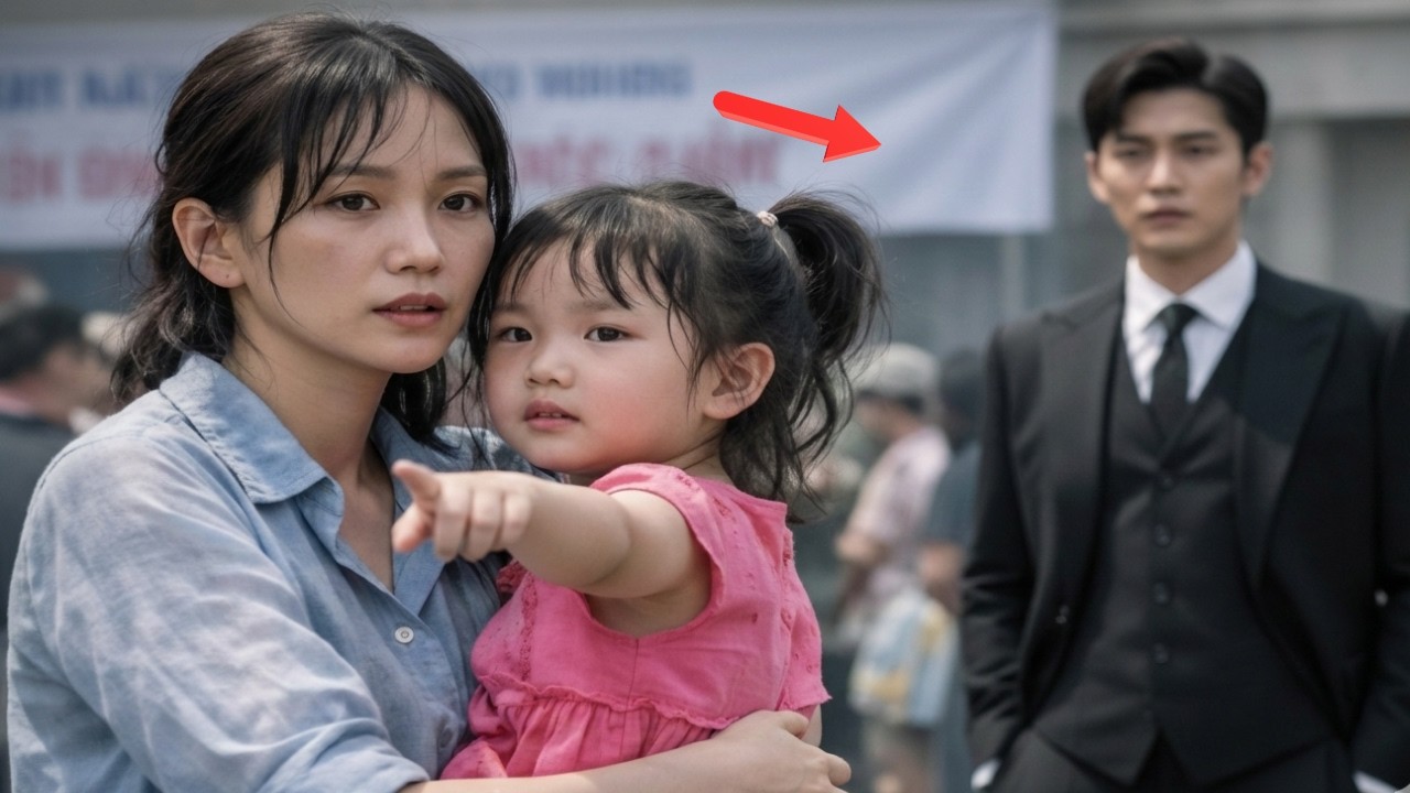 Hai Mẹ Con Xếp Hàng Nhận Quà Từ Thiện, Đứa Bé Bỗng Chỉ Tay Và Gọi Người Kia Là Cha.