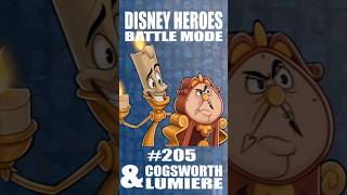 Preview! New Duo Hero #205 Cogsworth & Lumiere - Disney Heroes Battle Mode #disneyheroesbattlemode screenshot 5