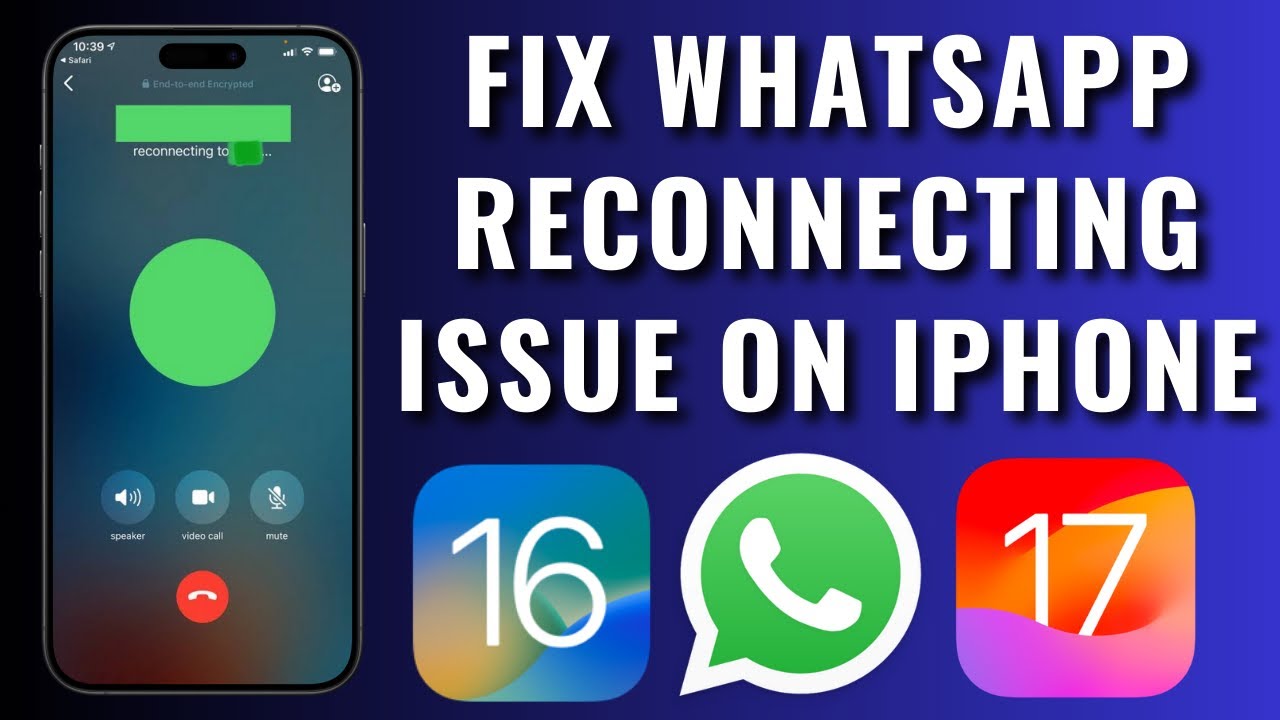 How To Fix WhatsApp Reconnecting Issue On iPhone - YouTube