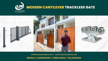 Exploring the Cantilever Trackless Automatic Gate System with #mybetterhome | LMT Automations
