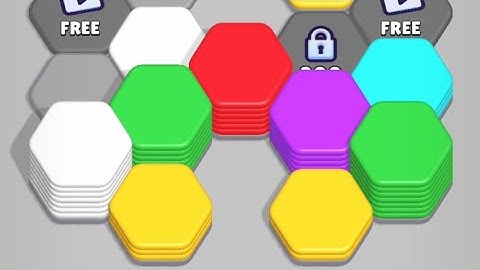 Hexa Sort#subscribemychannel #hexa#hexasort #hexasortgame #hexapuzzle
