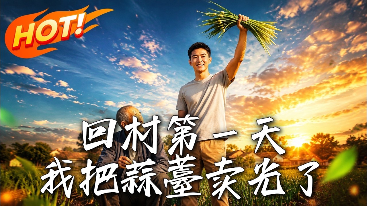 回村第一天，我靠賣蒜薹逆襲