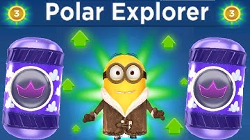 Despicable Me Minion Rush Polar Explorer Level Up Costume gameplay walkthrough ios / android
