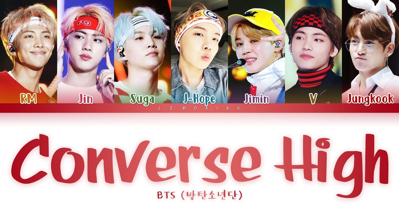 BTS - Converse High (방탄소년단 - Converse High) [Color Coded  Lyrics/Han/Rom/Eng/가사] - YouTube