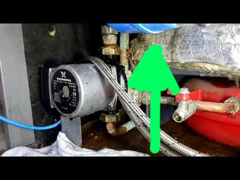 Sustitución de bomba circuladora rota por otra diferente Domusa  (como aflojar tuercas)