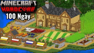 Tôi Đã Dành 100 Ngày Để Xây Dựng Căn Cứ TUYỆT VỜI NHẤT Trong Minecraft Hardcore!! screenshot 3
