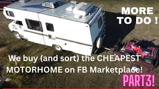 We bought the CHEAPEST RV on FB Marketplace  PART3! New Seats, Genny & more!