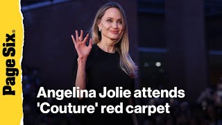 Angelina Jolie Attends Couture Red Carpet During The 20Th Rome Film Festival