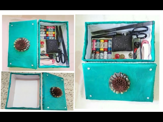 Thread storage Box Making from Waste Box that have never seen ever