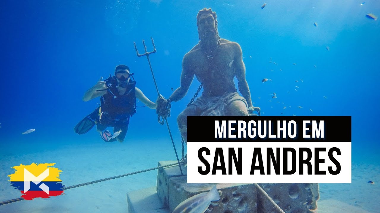 Mergulho de Cilindro em SAN ANDRES na COLÔMBIA