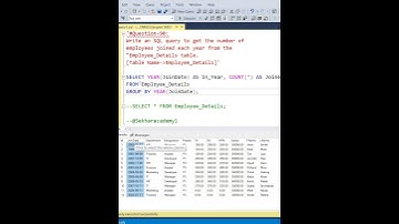 SQL Interview Question 90 || #sql #mysql #oracle #interview #shorts #reels #coding @SekharAcademy1