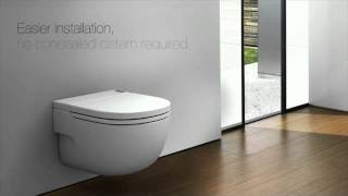 In Tank Roca All In One Developed The Soft Air Technology Dual Flush Easies Installation No Concealed Cistern Required Quick 