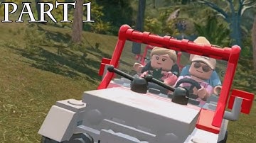 LEGO® Jurassic World - Gameplay Walkthrough part 1 - Jurassic Park (iOS, Android)