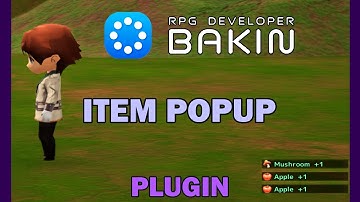 Item Popup - Plugin (RPG Developer Bakin)
