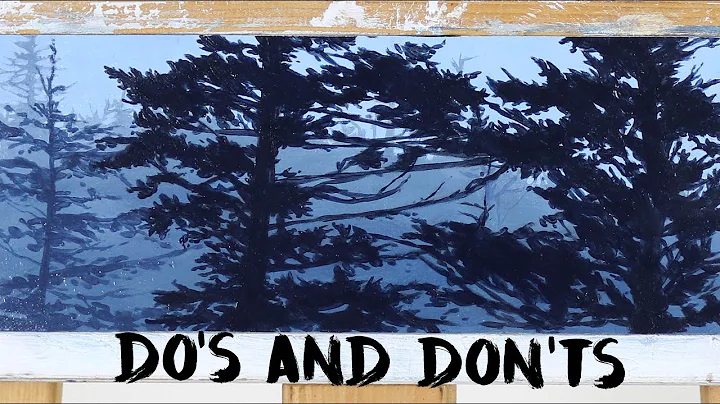 Do's and Dont's: Forest Landscape Painting | Acryl...