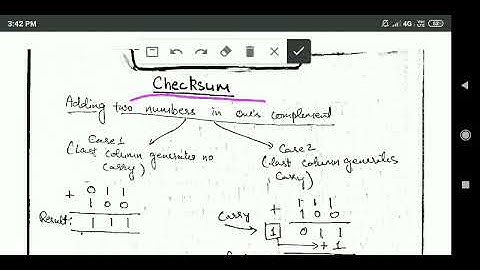 Computer Network:Error Detection Using Checksum