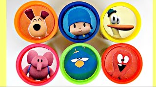 Aprende Los Colores con Play doh, Let's Go POCOYO, Pato y Fred