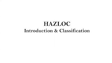 Section 18 CEC: HAZLOC Introduction & Classification