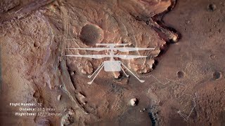 See Ingenuity’s Flight Map: 72 Helicopter Flights on Mars by NASA Jet Propulsion Laboratory 119,577 views 2 weeks ago 1 minute, 10 seconds