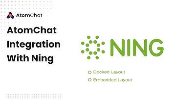How to Integrate AtomChat in Ning? | Ning integration | AtomChat