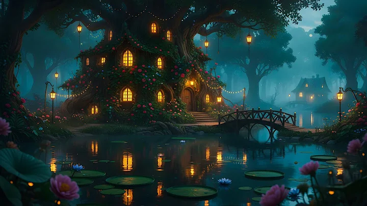 Magical Fairies Garden in Deep Forest | Enchanted Fairy Music & ASMR Ambience ~ Work/Sleep/Relax