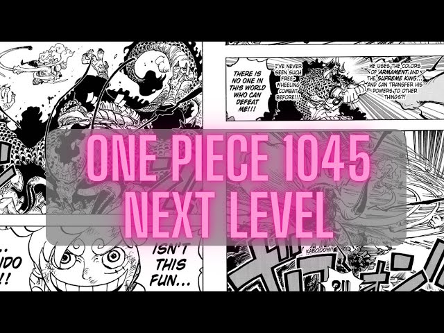 Mangá 1045 de 'One Piece' vaza e revela luta 'Luffy no Gear 5