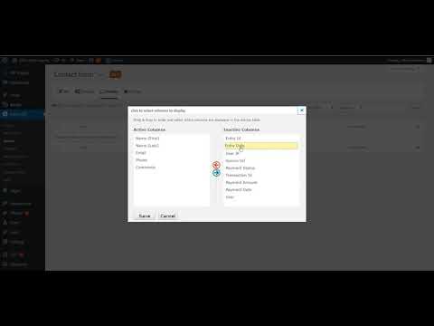 Gravity Forms - Viewing Entries