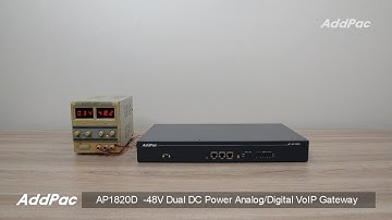 AP1820D -48V Dual DC Power Analog/Digital VoIP Gateway(-48V 듀얼파워 VoIP 게이트웨이)
