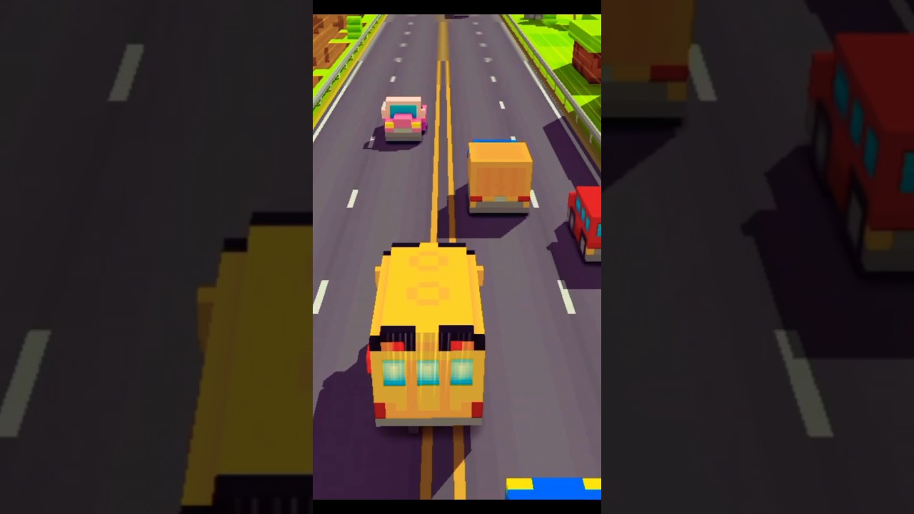 Blocky Highway Traffic Racing Army Tank Gameplay 