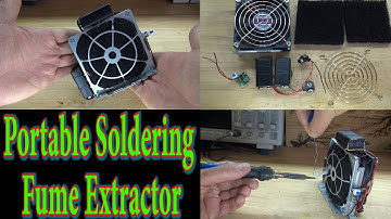 Portable Soldering Fume Extractor