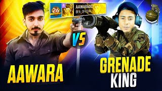 Aawara Vs Grenade King 😱 Nalla Noni Challenged Me But गलती हो गई || Free Fire max