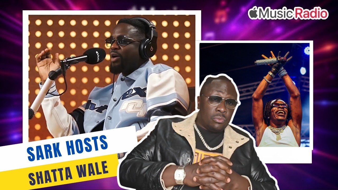 SARKODIE HOSTED KING SHATTA WALE ON APPLE MUSIC RADIO UK. A MUST WATCH VIDEO...