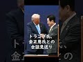 トランプ氏、金正恩氏との会談見送り