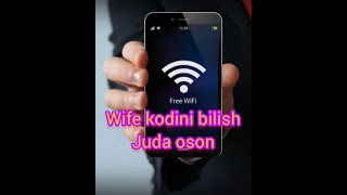 Вифи кодини билишнинг жуда осон усули  | WiFi kodini aniqlash
