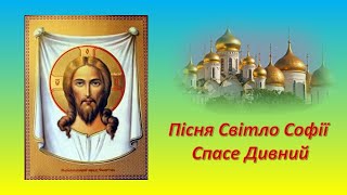 Спасе Дивний. Чудова пісня Світло Софії. Спас нерукотворний. Оріховий спас.  Зцілення души.