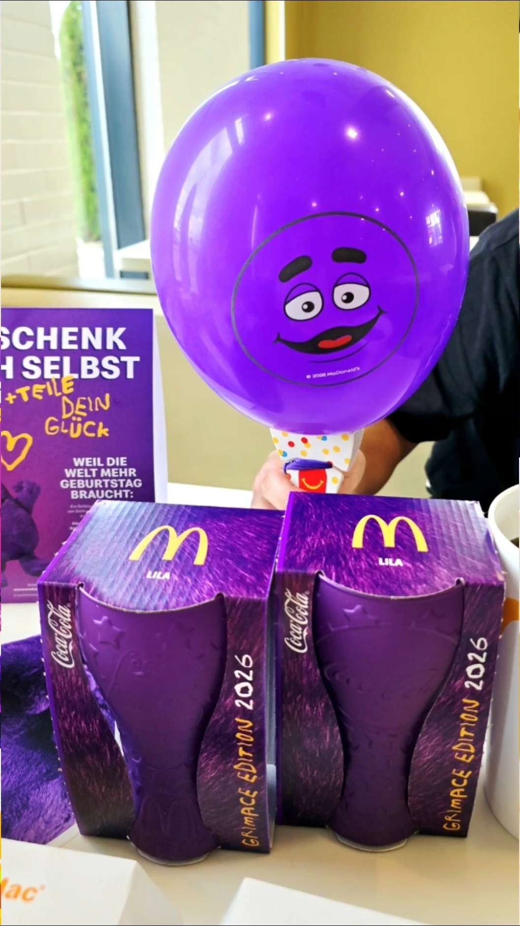 💜 New Coke Drop GRIMACE Glass Edition 2026 in McDonald's 💜 - YouTube