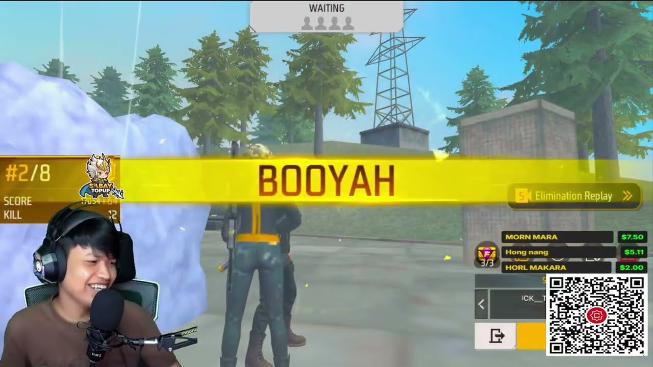 ម៉ែៗ​ ប្រូរុនលេងAWM 2ដេីម😱💥#freefire 