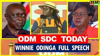FEARLESS Winnie Odinga addresses Oburu & Wanga face to face at ODM Special Delegates Convenstion NDC
