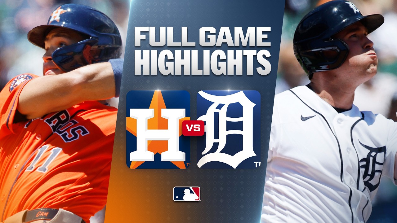 ASTROS vs. TIGERS: Official Full Game Highlights (June 27) | 2026 MLB Season (Hao-Yu Lee)