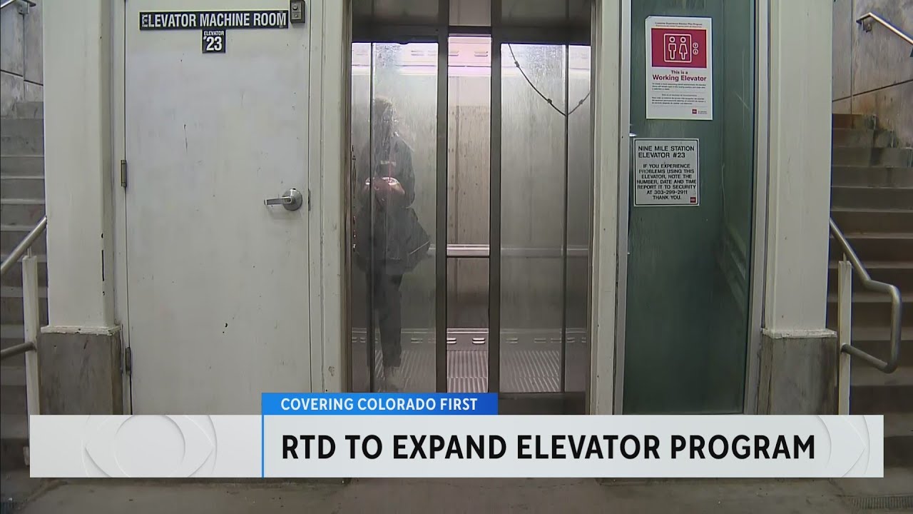 RTD claims elevator program to cut down on crime is working - YouTube