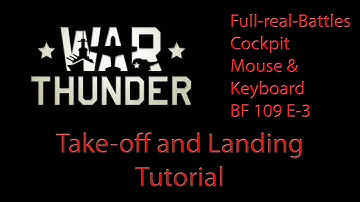 War Thunder - Take-off and Landing Tutorial English Full-real-Battles (Simulator)