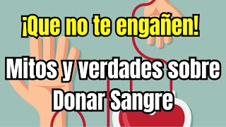 Donar Sangre: Mitos y Verdades que Todos Deberían Saber | DoctorSatu Episodio 1947 Donar Sangre O No Donar