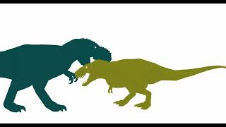 Pivot Animator 5 - Vastatosaurus rex Vs. Tyrannosaurus, Credits In The Description